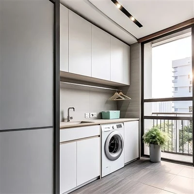 Kabinett tal-Laundry Bla Mank abjad